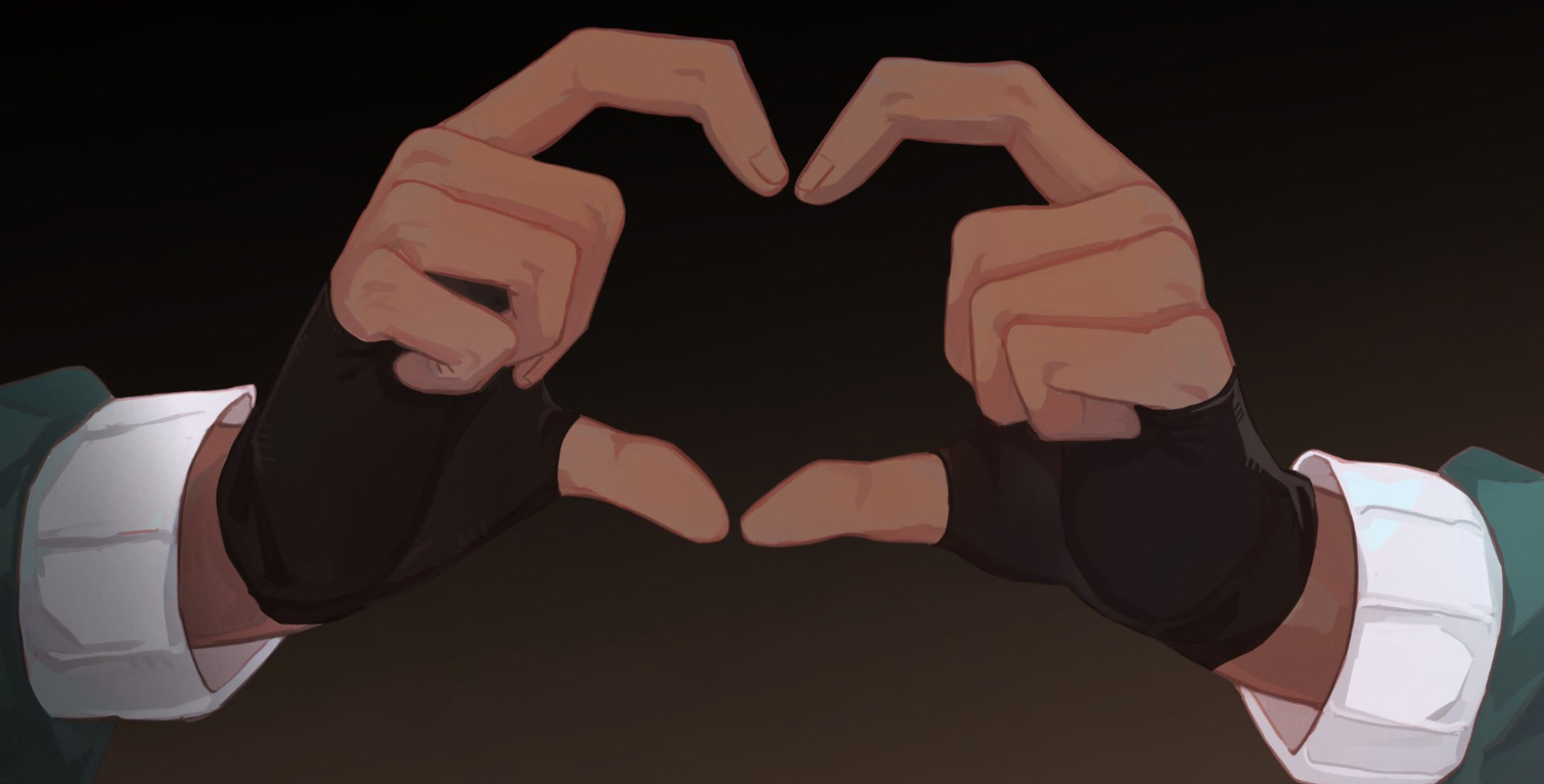 Heart Hands Illustration